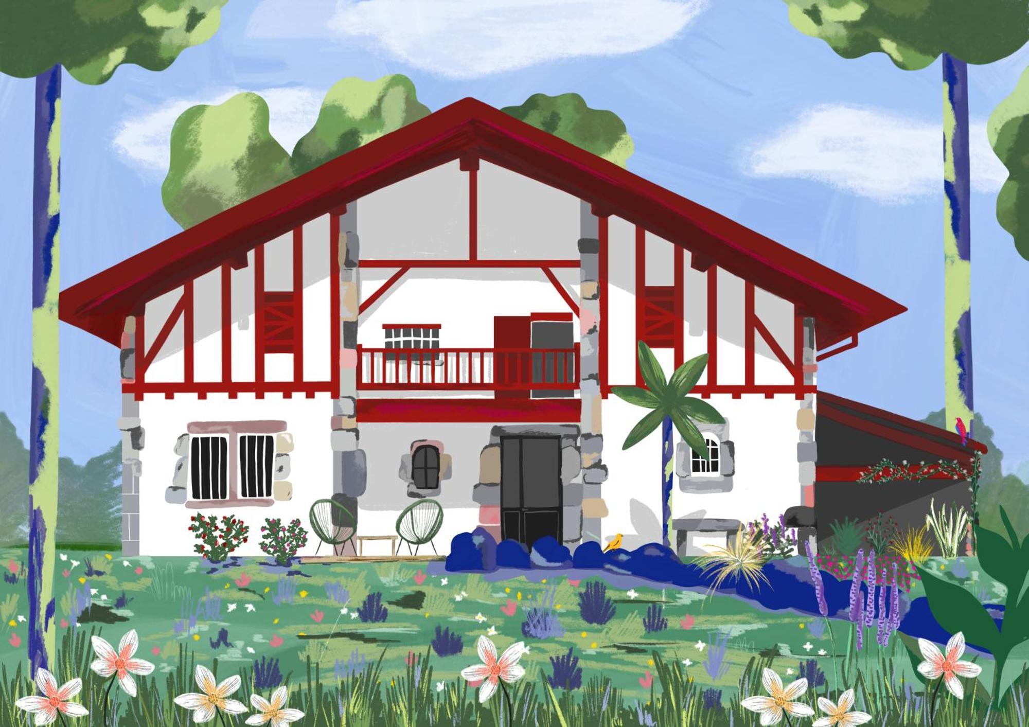 Maison D'Hotes Villa Xaran Erdian Espelette Buitenkant foto